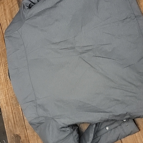 THE NORTH FACE button-up shacket Sz L Heather blue men's - Picture 6 of 7